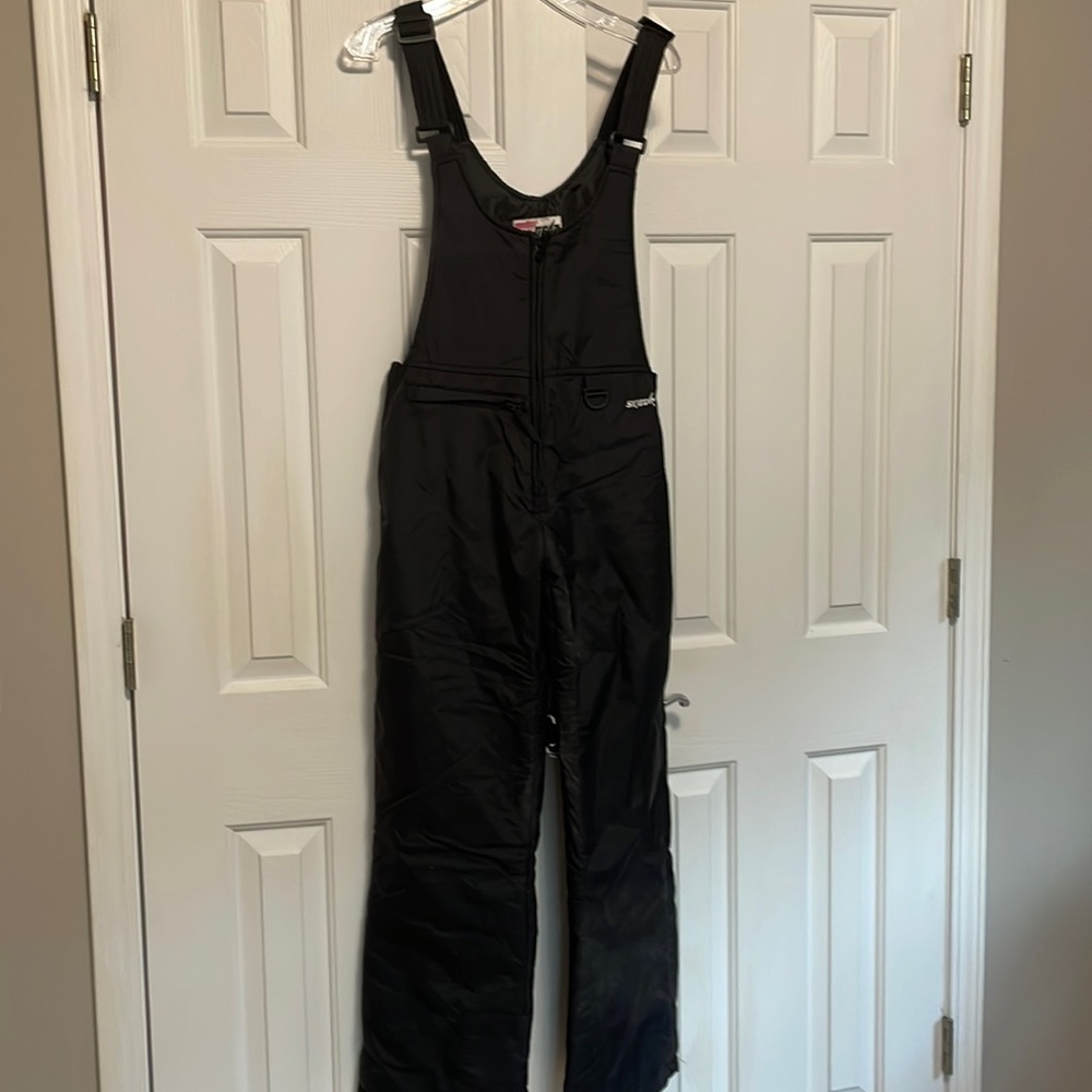 Women’s Black Size M Ski Bib